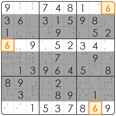 sudoku x wing explanation